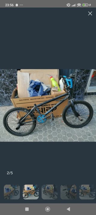 Bicicleta BMX azul