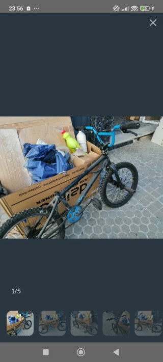 Bicicleta BMX azul