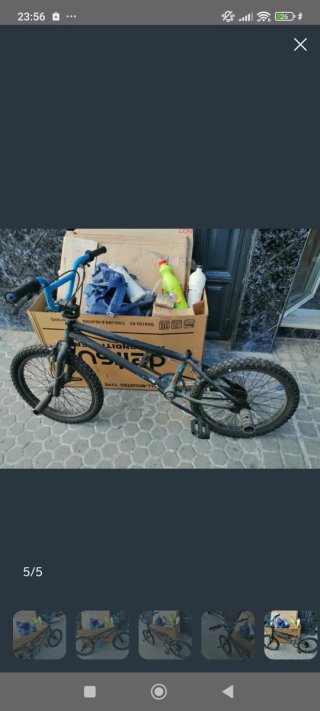 Bicicleta BMX azul