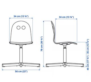 Escritorio y silla Ikea blancos