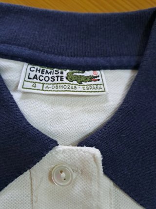 Camisa Polo Lacoste Vintage Hombre