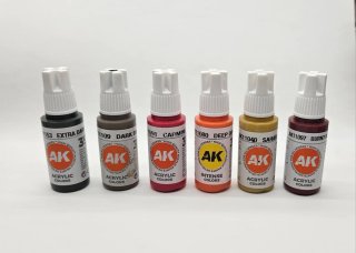 6 Pinturas Acrílicas AK Interactive