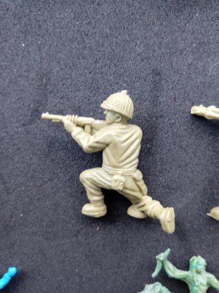 Lote figuras plástico años 70.
