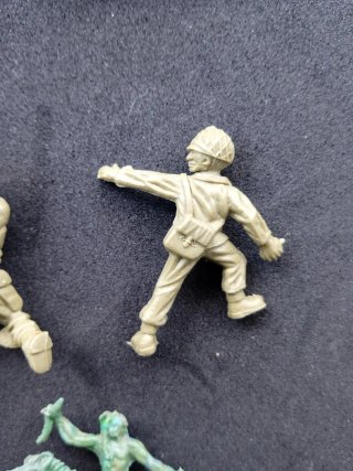 Lote figuras plástico años 70.