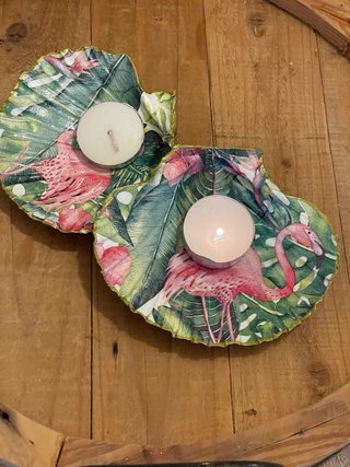 Set 2 conchiglie splendide decorative porta anelli