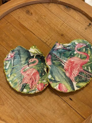 Set 2 conchiglie splendide decorative porta anelli