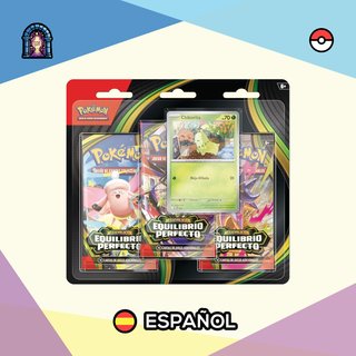 Blíster 3 sobres Pokémon Equilibrio Perfecto