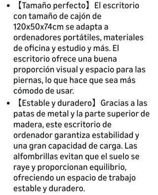 ODK Escritorio Negro con Cajones