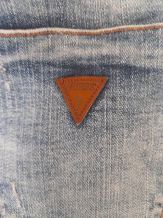 Pantalón vaquero Guess mujer azul