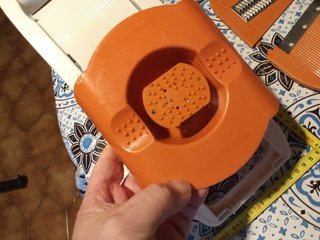 Mandolina con salvamano