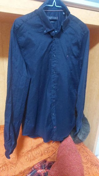 Camicia Tommy Hilfiger Nera Tg M