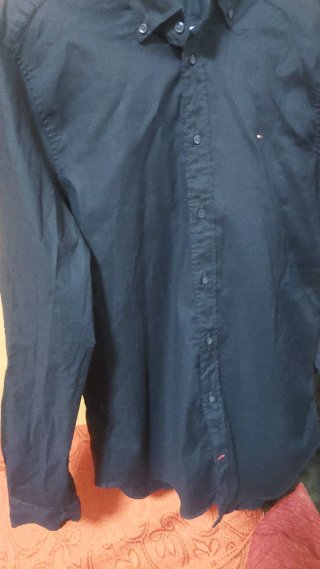 Camicia Tommy Hilfiger Nera Tg M