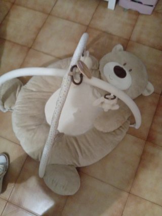 Parque infantil peluche oso con bolsa de toalla