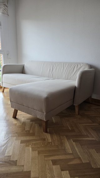 Sofá 3 plazas Ikea LINANÄS beige
