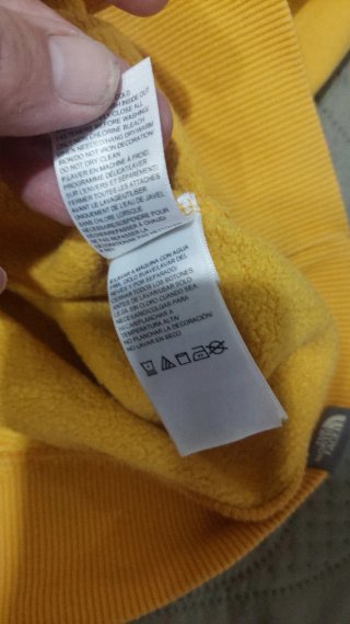Felpa The North Face Gialla Taglia M