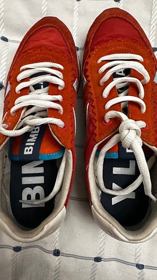 Zapatillas Bimba y Lola Naranja y Azul