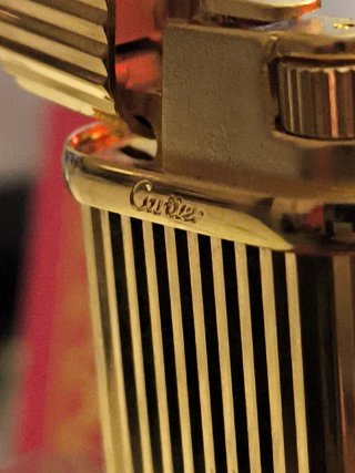 Encendedor Cartier original Made in Paris laminado