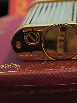 Encendedor Cartier original Made in Paris laminado