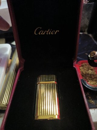 Encendedor Cartier original Made in Paris laminado