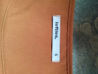 Blusa fluida Lefties S naranja teja  Camicia donna