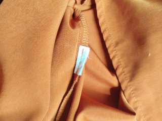 Blusa fluida Lefties S naranja teja  Camicia donna