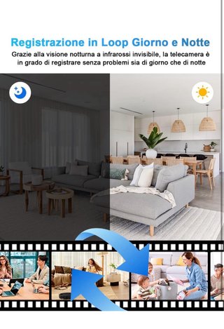 Cámara Espía WiFi 5G Oculta