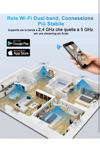 Cámara Espía WiFi 5G Oculta