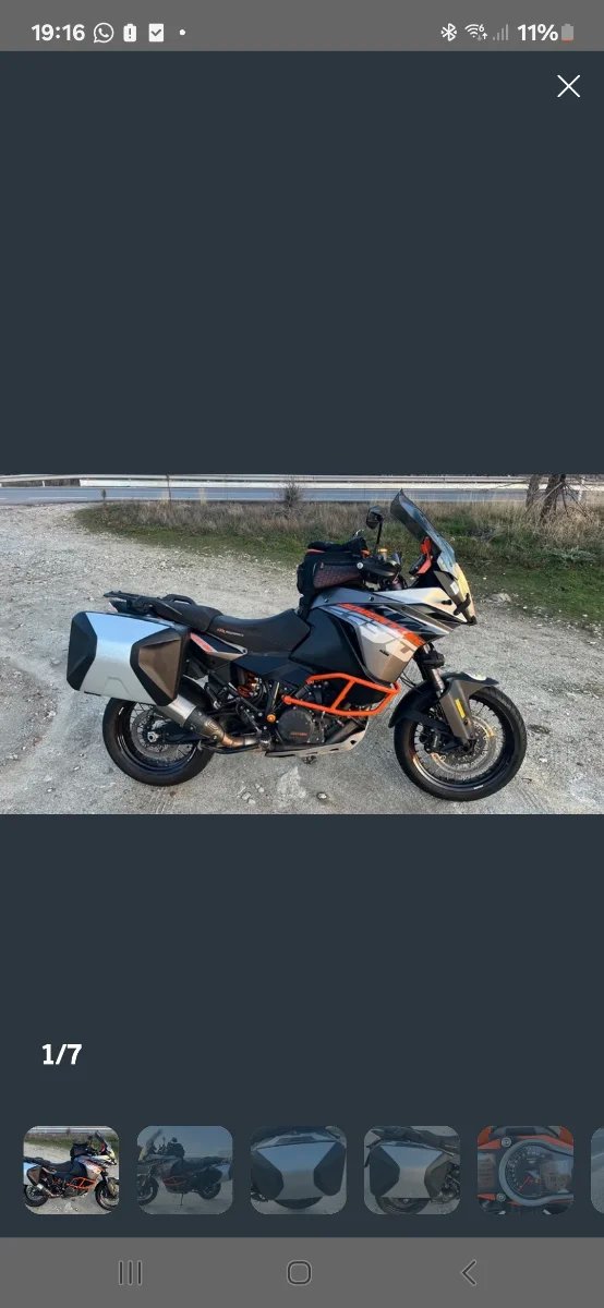 KTM 1190 Adventure Negra/Naranja