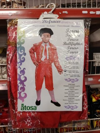 Disfraz de Torero Atosa 7-9 años