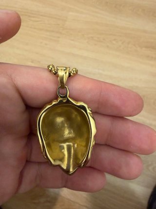 Collana uomo con ciondolo testa di leone