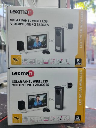 Videófono Inalámbrico Solar Lexman + 2 Badges