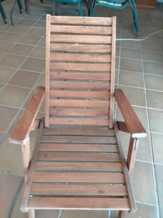 Sillas de madera para jardín