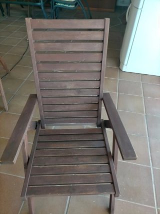 Sillas de madera para jardín
