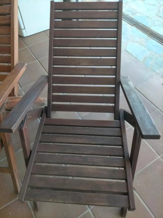 Sillas de madera para jardín