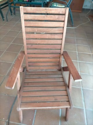 Sillas de madera para jardín