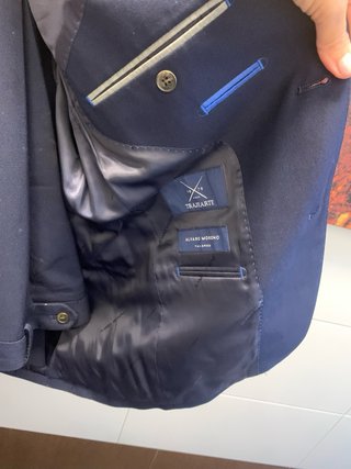 Traje azul marino Alvaro Moreno 2 puestas