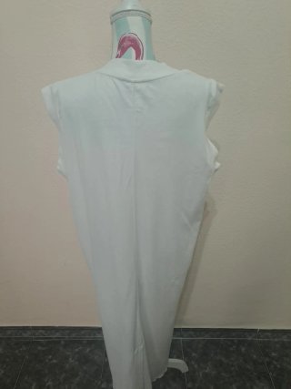 Vestido Massimo Dutti Talla Única Blanco