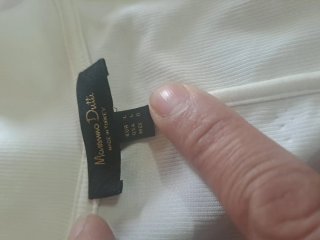 Vestido Massimo Dutti Talla Única Blanco