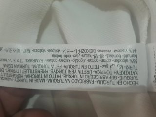 Vestido Massimo Dutti Talla Única Blanco