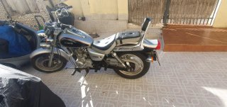 Moto Scooter Plata y Roja