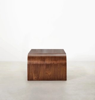 Mesa auxiliar madera nogal oscuro **nueva**