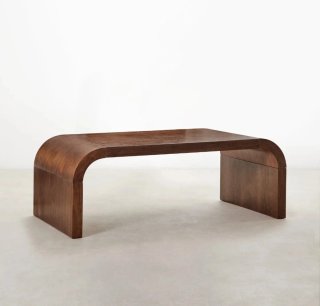 Mesa auxiliar madera nogal oscuro **nueva**