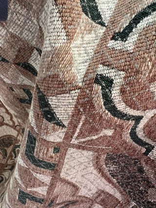 Tappeto in cotone fantasia geometrica
