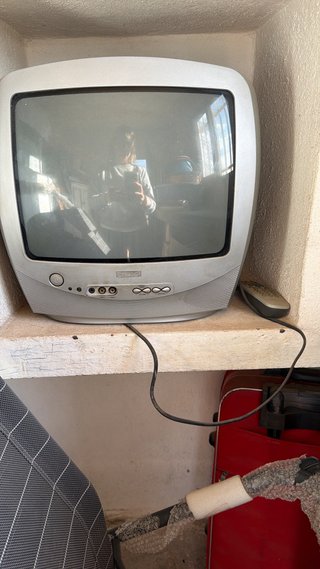 Televisor Philips Años 90 Gris