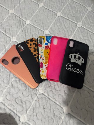 Confezione da 5 custodie per iPhone X con design diversi