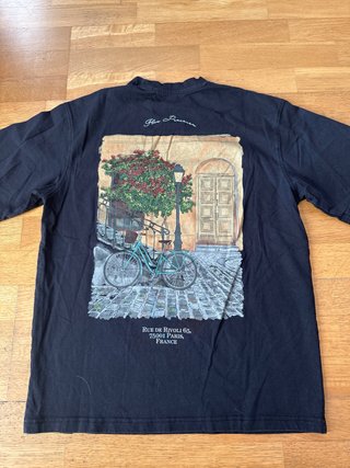 Camiseta Pull&Bear Negra Hombre