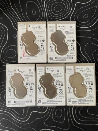 Lotto 5 Hard Disk Seagate 1TB SLIM