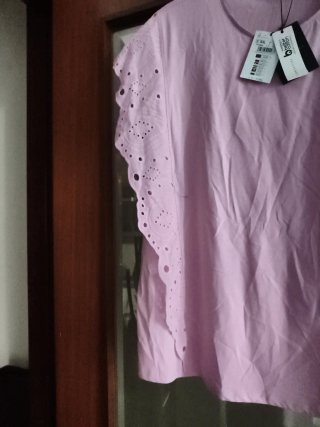 Camisa Cortefiel rosa talla XXL