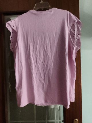 Camisa Cortefiel rosa talla XXL