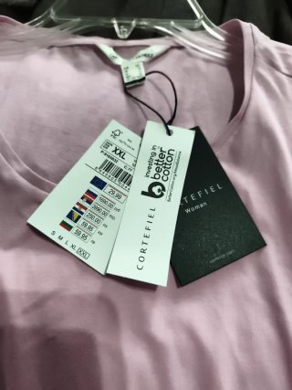 Camisa Cortefiel rosa talla XXL